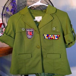 Dark green loft for petite